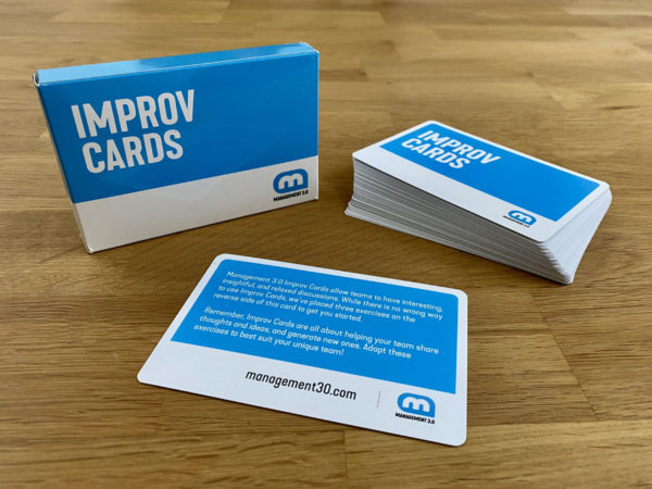 Management 3.0 Improv Cards Storytelling Cards