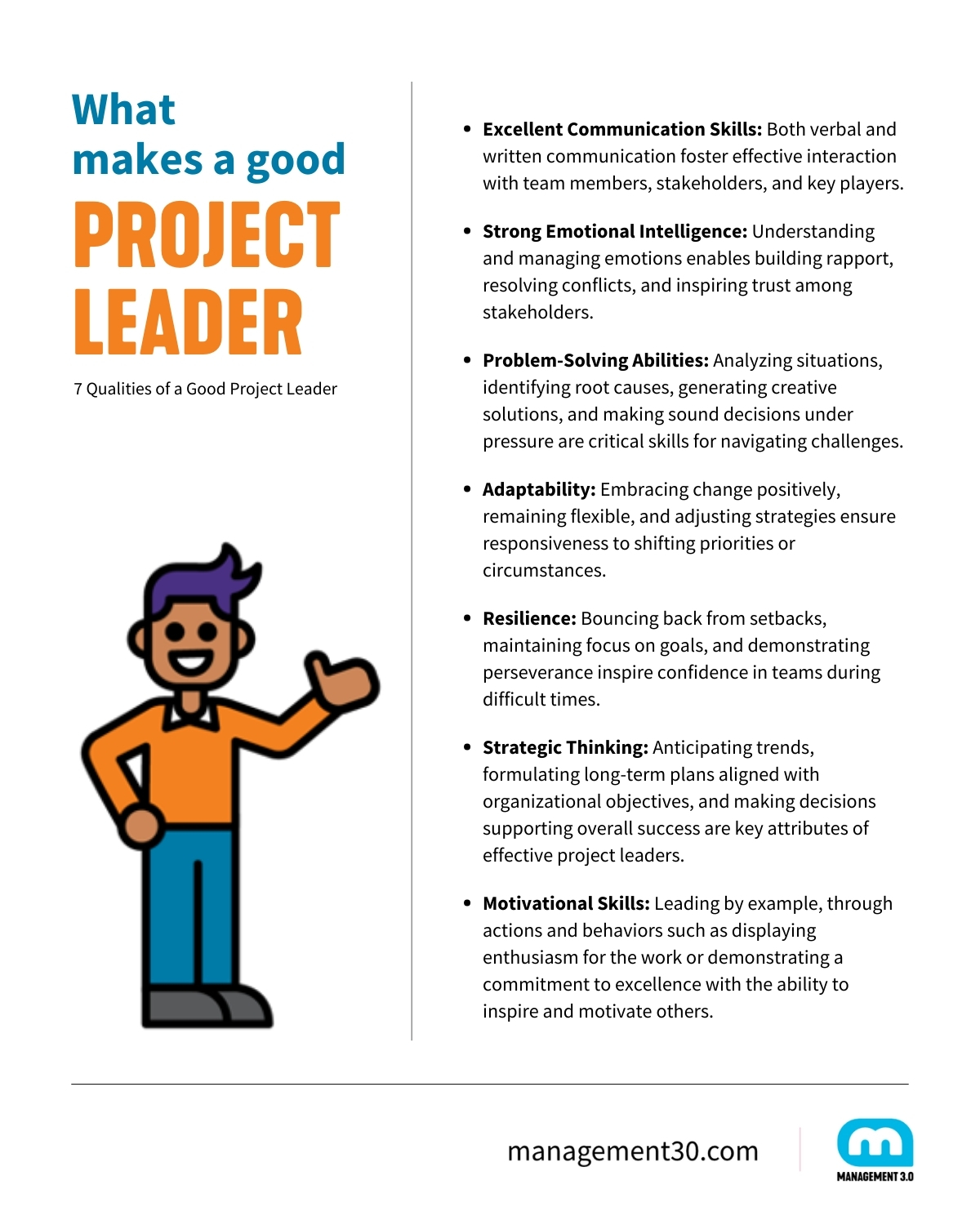 7 Qualities of a
Good Project Leader